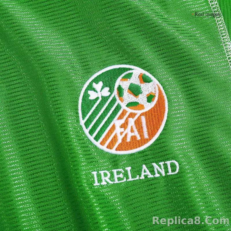 2002 Ireland Home Retro Jersey - detail