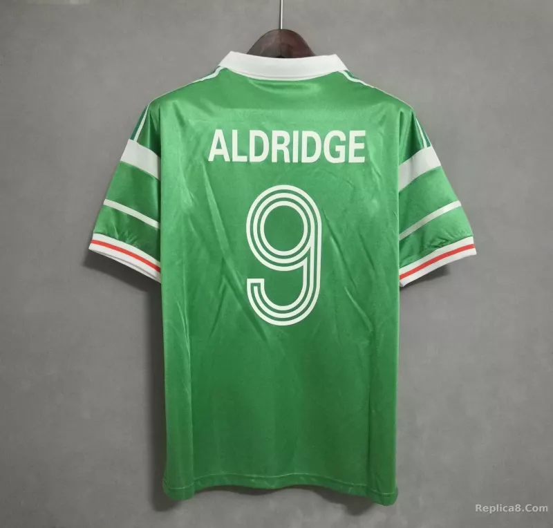 1988 Ireland Home Retro Jersey - detail