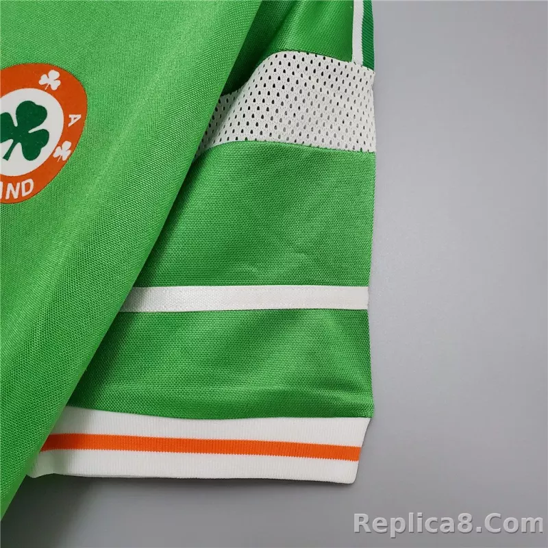 1988 Ireland Home Retro Jersey - detail