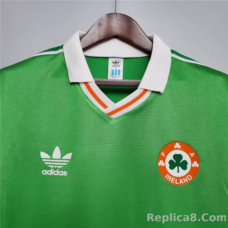 1988 Ireland Home Retro Jersey - detail