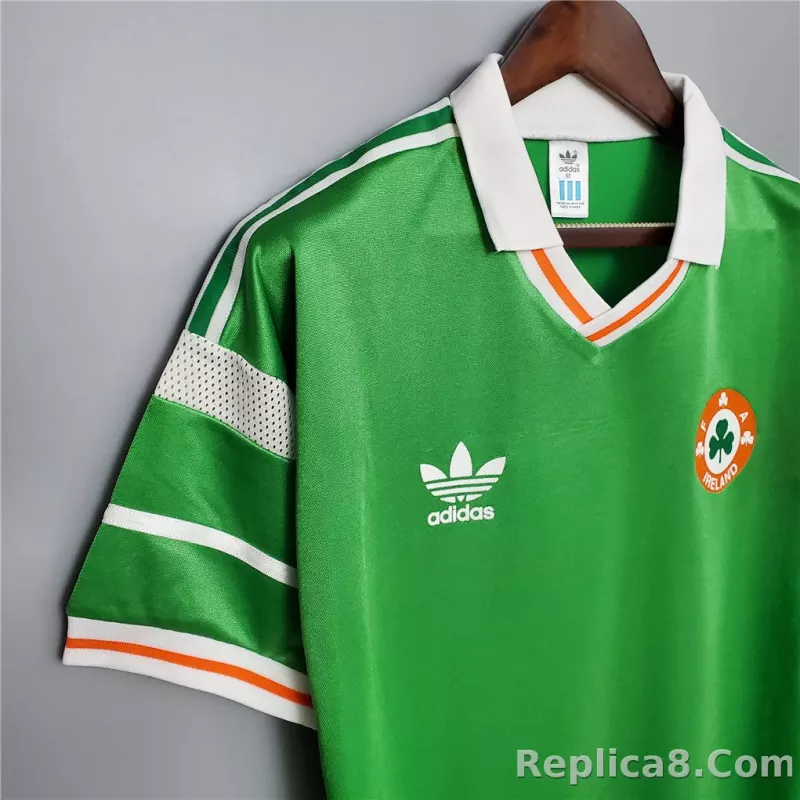 1988 Ireland Home Retro Jersey - detail
