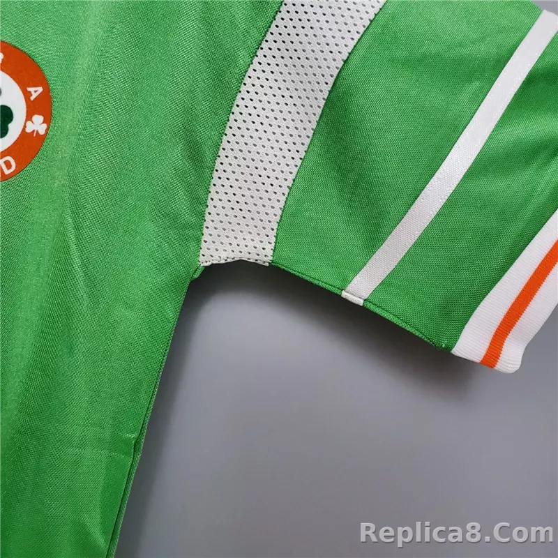 1988 Ireland Home Retro Jersey - detail