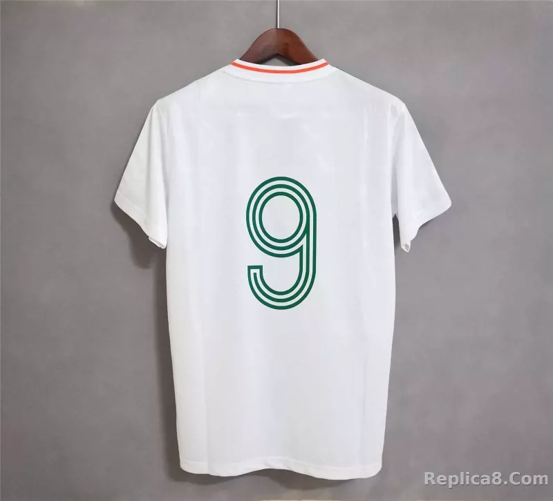 1990 Ireland Away Retro Jersey - detail