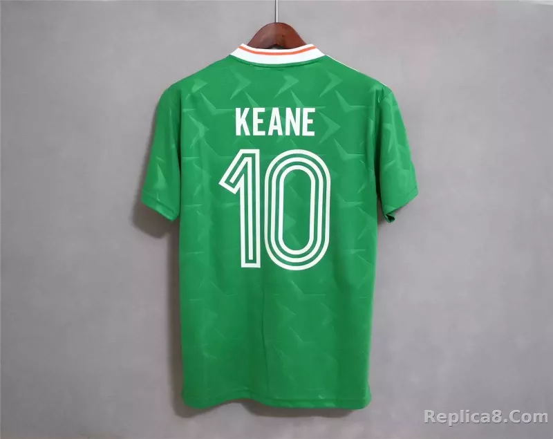 1990 Ireland Home Retro Jersey - detail