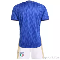 2026 Italy World Cup Home Soccer Kids Kit Jersey+Shorts - view 3