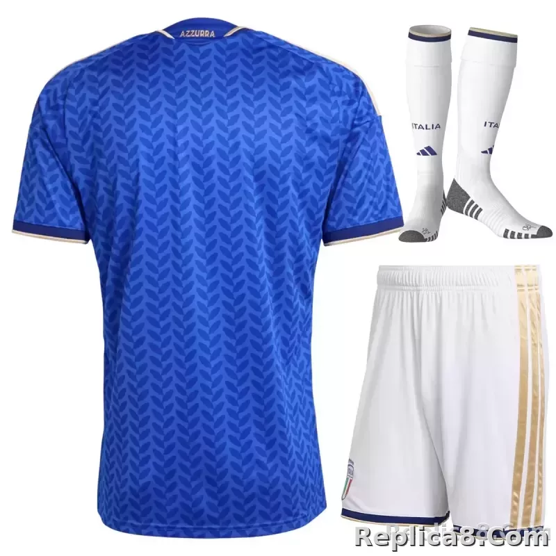 2026 Italy World Cup Home Soccer Full Kit Jersey+Shorts+Socks - detail