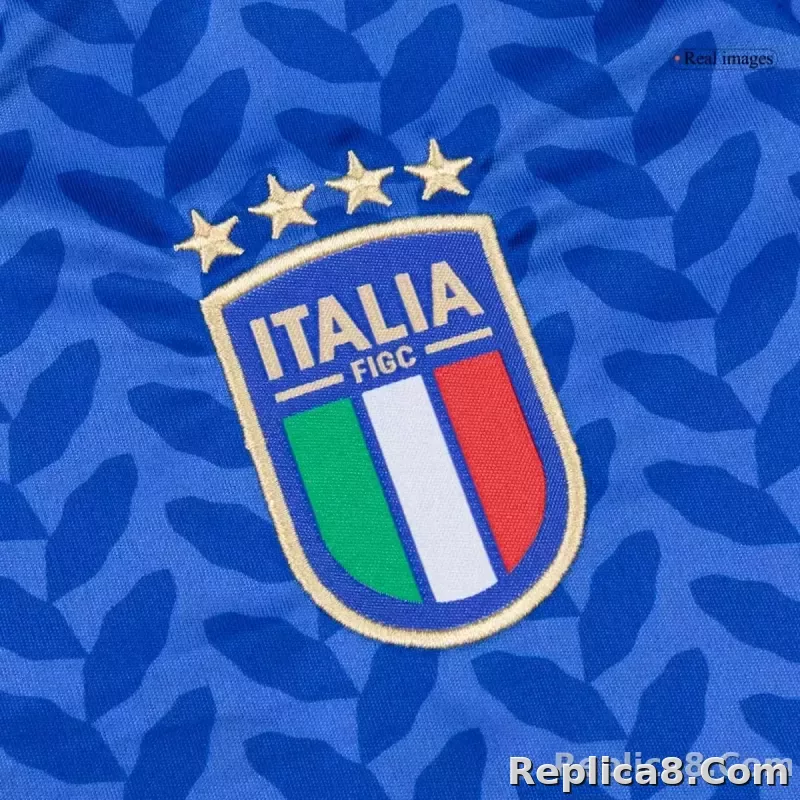 2026 Italy World Cup Home Soccer Kids Full Kit Jersey+Shorts+Socks - detail