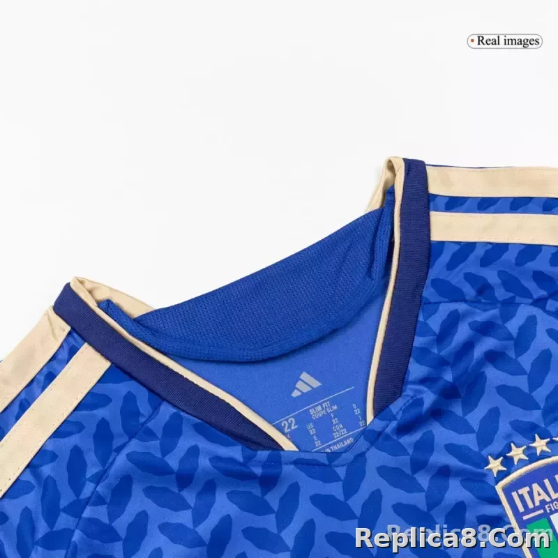2026 Italy World Cup Home Soccer Kids Full Kit Jersey+Shorts+Socks - detail