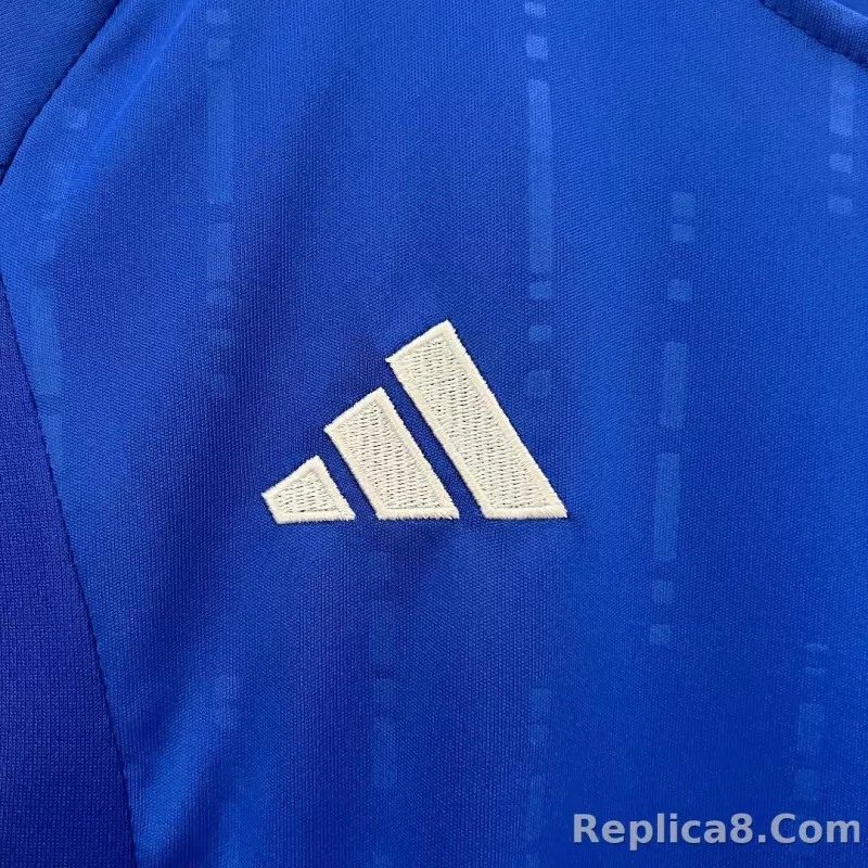 2024 Italy Euro Cup Home Kids Kit Jersey+Shorts - detail