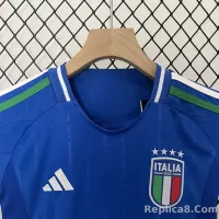 2024 Italy Euro Cup Home Kids Kit Jersey+Shorts - view 7