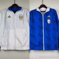 2023-2024 Italy Reversible Windbreaker （White-Blue）Soccer Jersey 1:1 Thai Quality - view 9