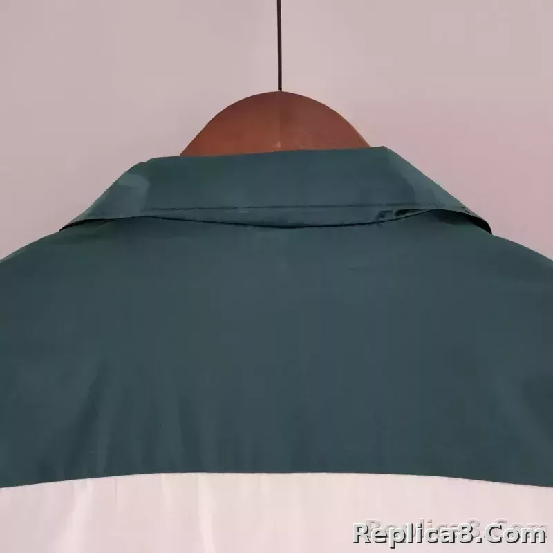 2022 Italy Windbreaker White-Green - detail