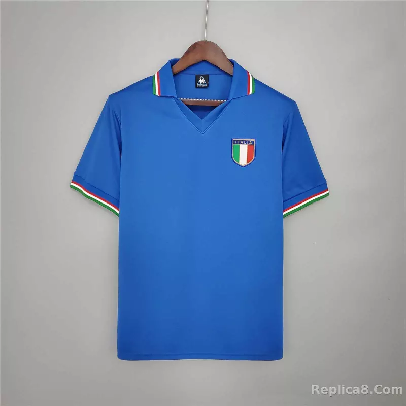 1982 Italy Home World Cup Retro Jersey