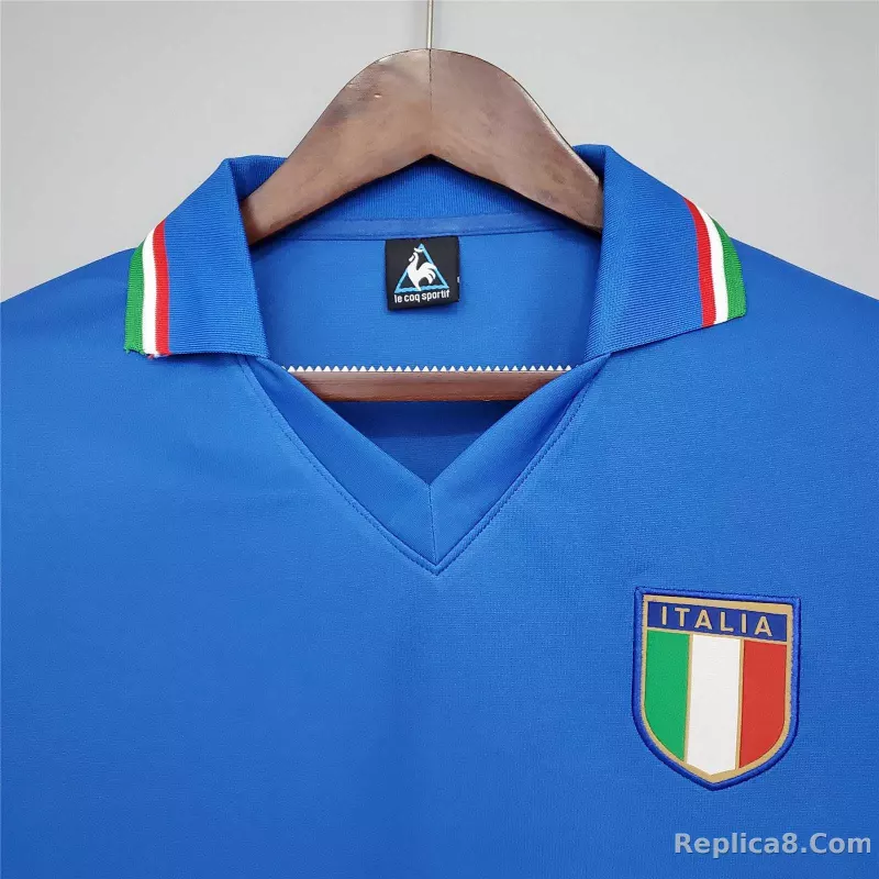 1982 Italy Home World Cup Retro Jersey - detail