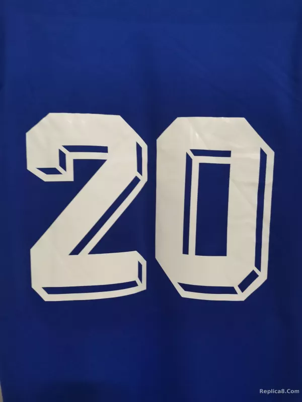 1982 Italy Home World Cup Retro Jersey - detail