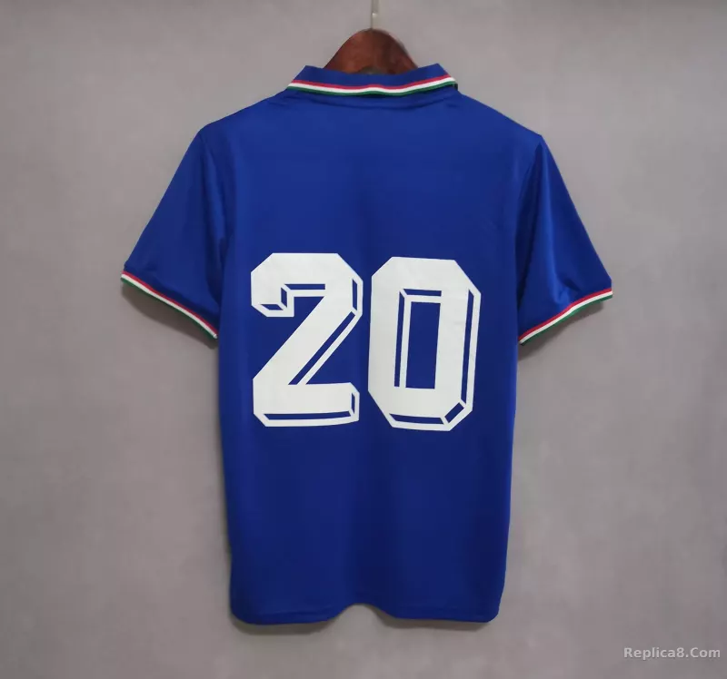 1982 Italy Home World Cup Retro Jersey - detail