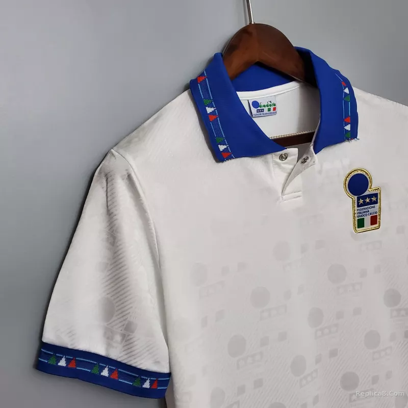 1994 Italy Away World Cup Retro Jersey - detail