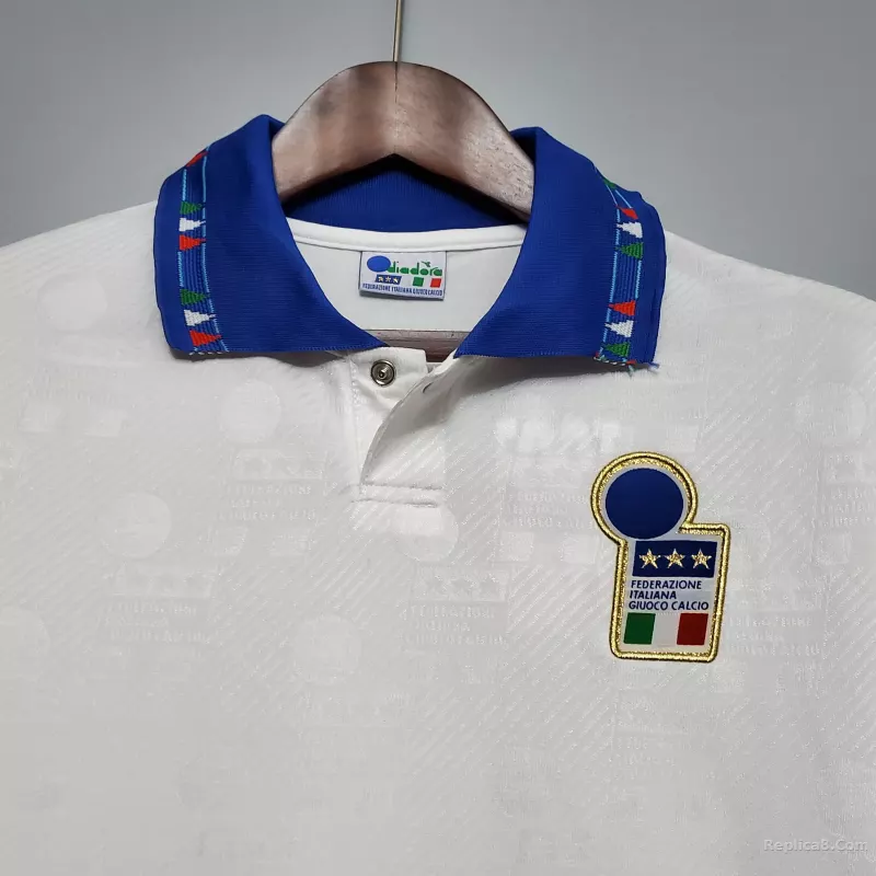 1994 Italy Away World Cup Retro Jersey - detail