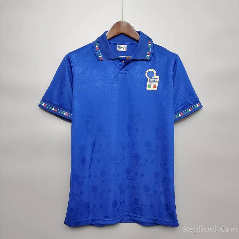 1994 Italy Home World Cup Retro Jersey