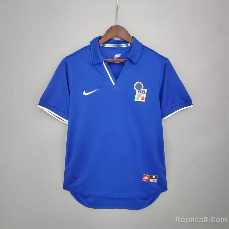 1998 Italy Home World Cup Retro Jersey