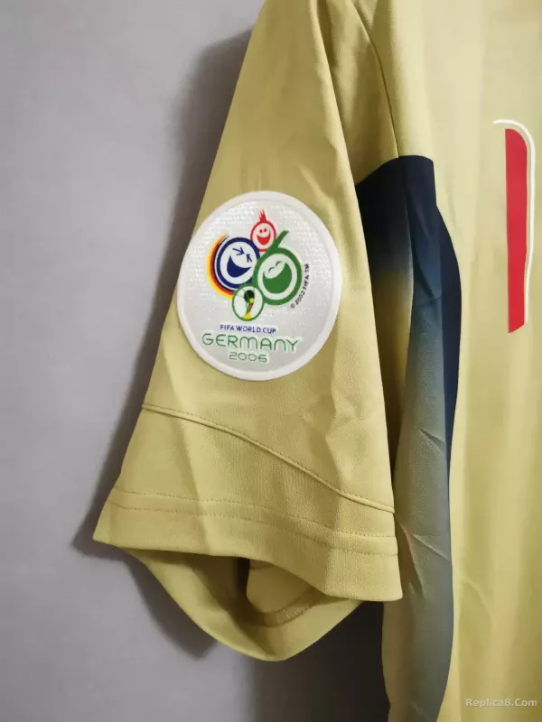 2006 Italy Home World Cup Goalkeeper Retro Jersey - detail