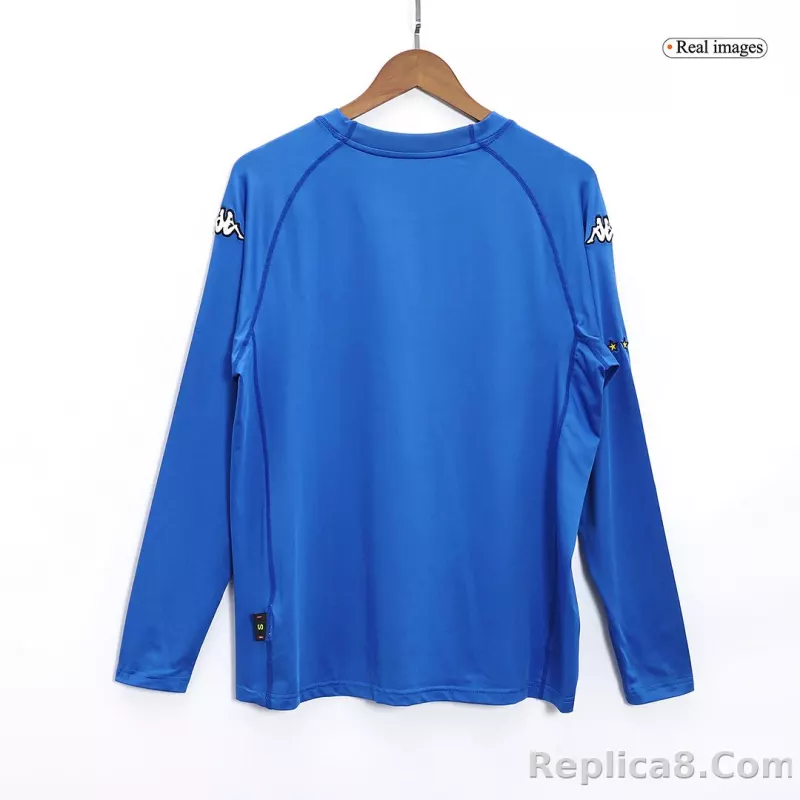 2000 Italy Home Retro Jersey Long Sleeve - detail
