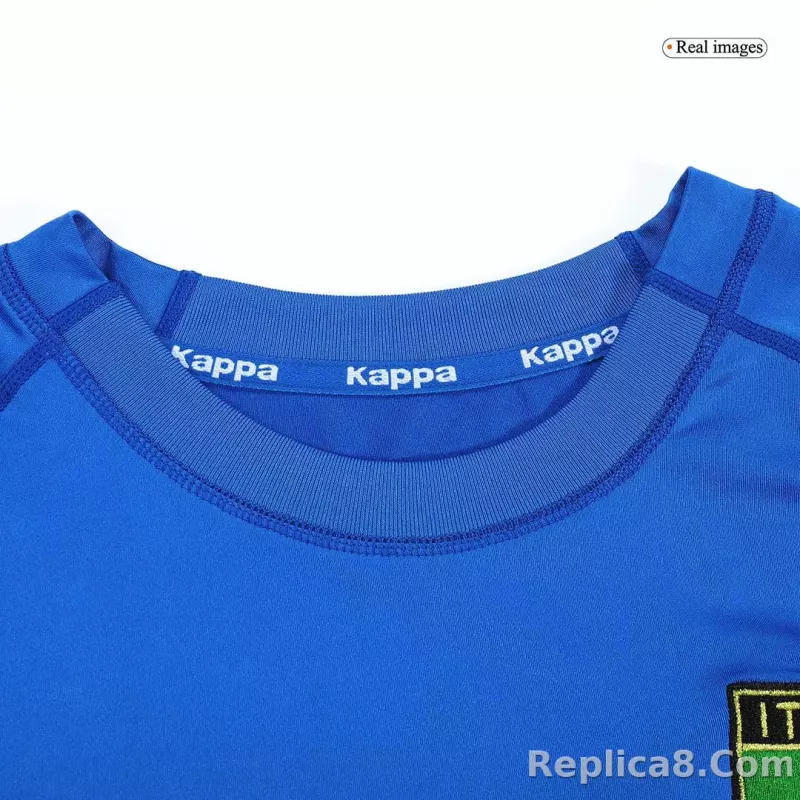 2000 Italy Home Retro Jersey Long Sleeve - detail