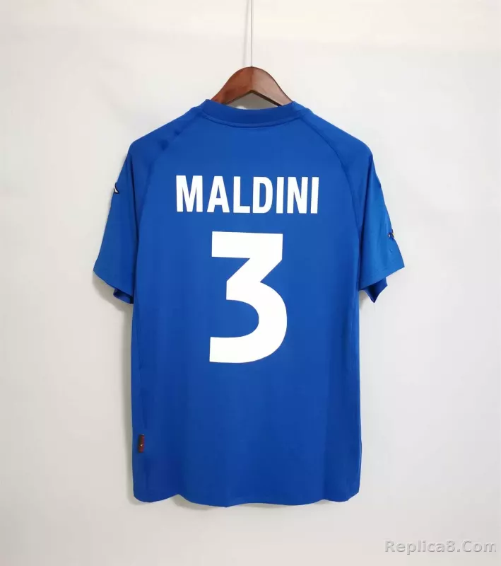 2000 Italy Home Retro Jersey - detail