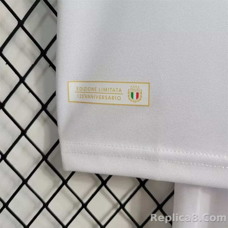 2023 Italy 125th Anniversary Kids Kit Jersey+Shorts - detail