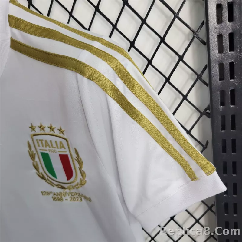 2023 Italy 125th Anniversary Kids Kit Jersey+Shorts - detail