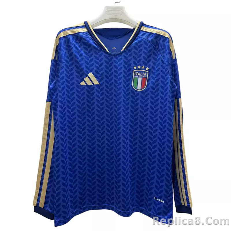 2026 Italy World Cup Home Soccer Jersey Long Sleeve