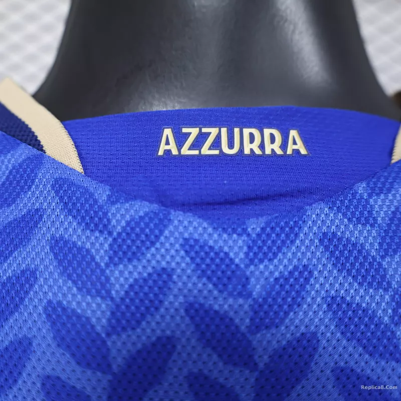 2025-26 Italy World Cup Home Jersey Player Version - detail