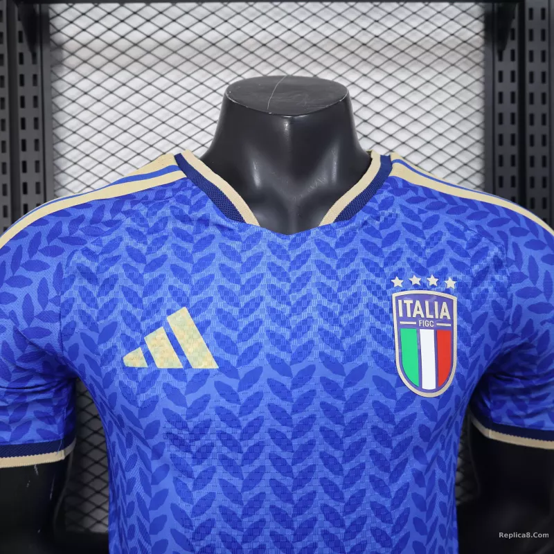 2025-26 Italy World Cup Home Jersey Player Version - detail