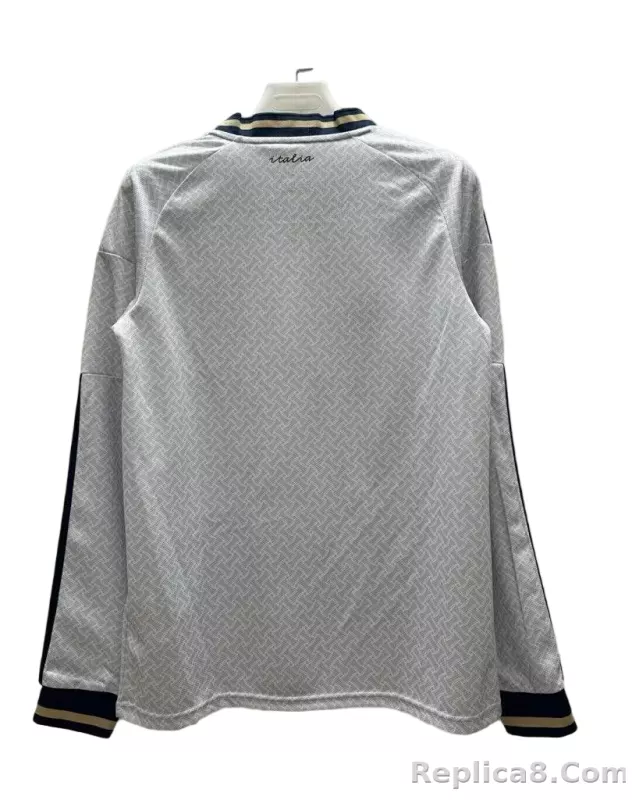 2026 Italy World Cup Away Soccer Jersey Long Sleeve - detail