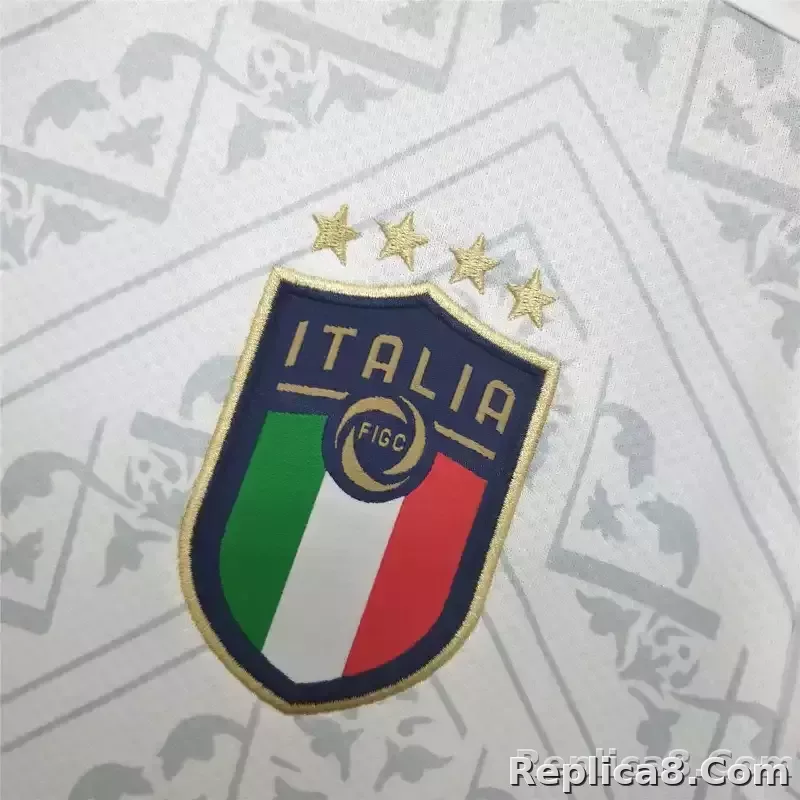 2020 Italy Away Euro Cup Retro Jersey - detail