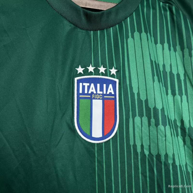 2024 Italy Euro Cup Pre-match Training Jersey - detail