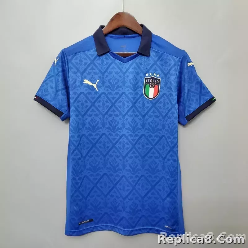 2020 Italy Home Euro Cup Retro Jersey