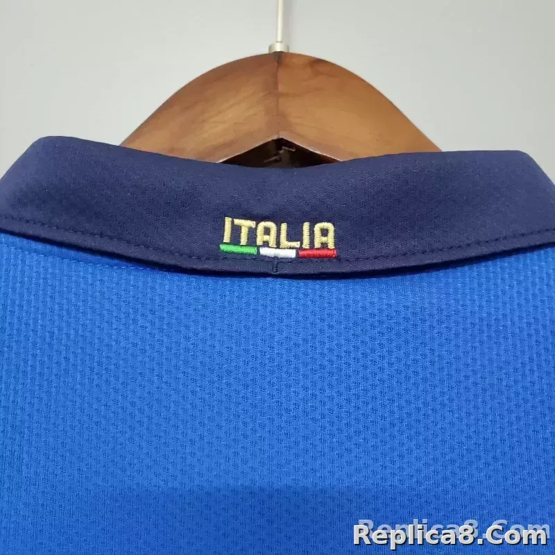 2020 Italy Home Euro Cup Retro Jersey - detail
