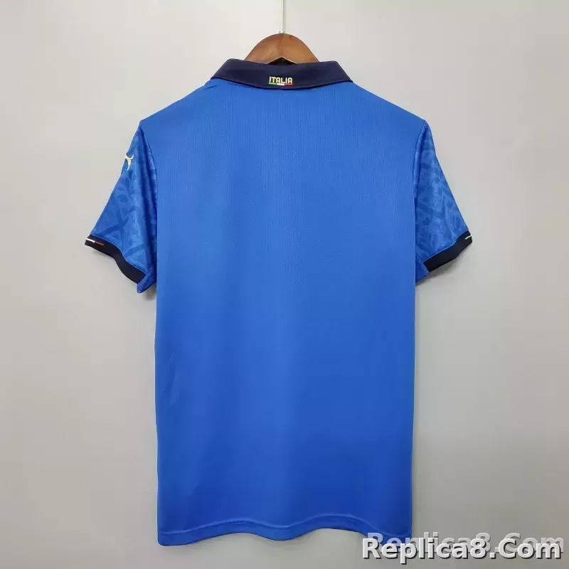 2020 Italy Home Euro Cup Retro Jersey - detail