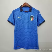 2020 Italy Home Euro Cup Retro Jersey - view 1