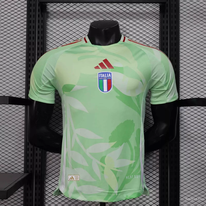 25-26 Italy Soccer Jersey Green