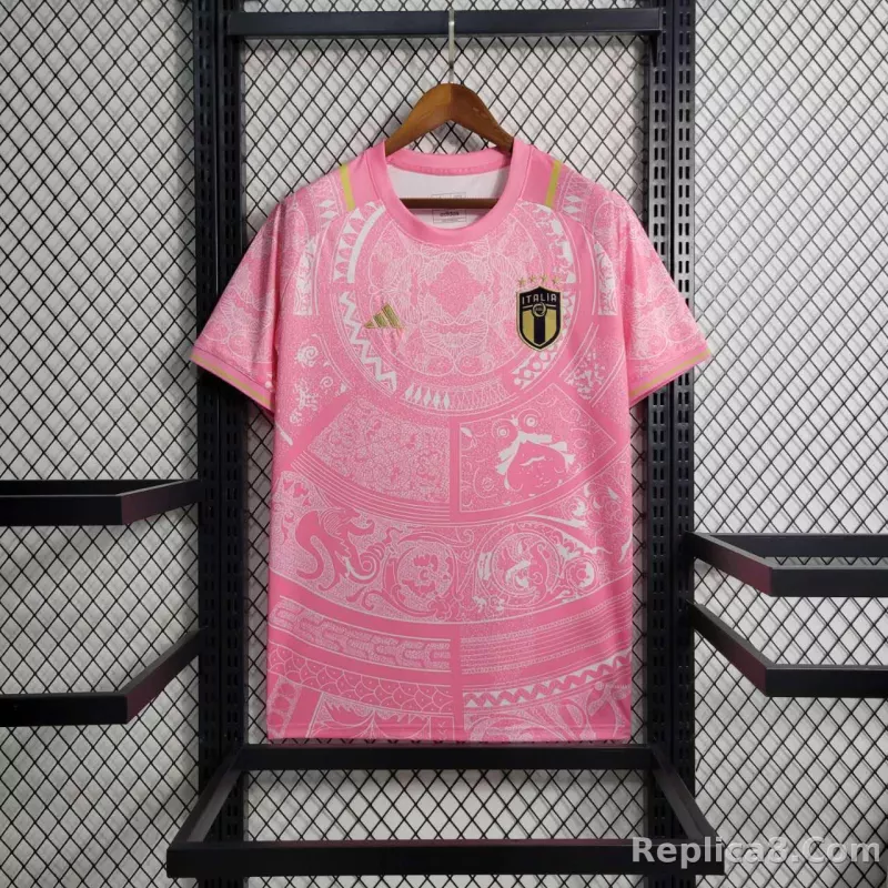 2024 Italy Special Edition Home Jersey Pink