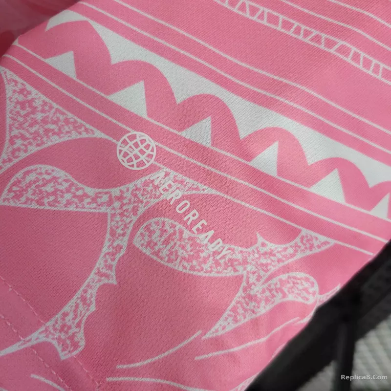 2024 Italy Special Edition Home Jersey Pink - detail