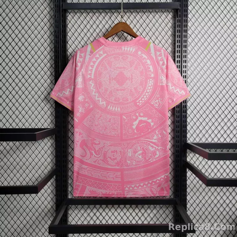 2024 Italy Special Edition Home Jersey Pink - detail
