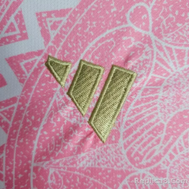 2024 Italy Special Edition Home Jersey Pink - detail