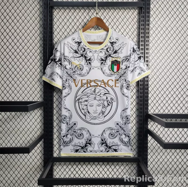 2023 Italy Special Edition Soccer Jersey White