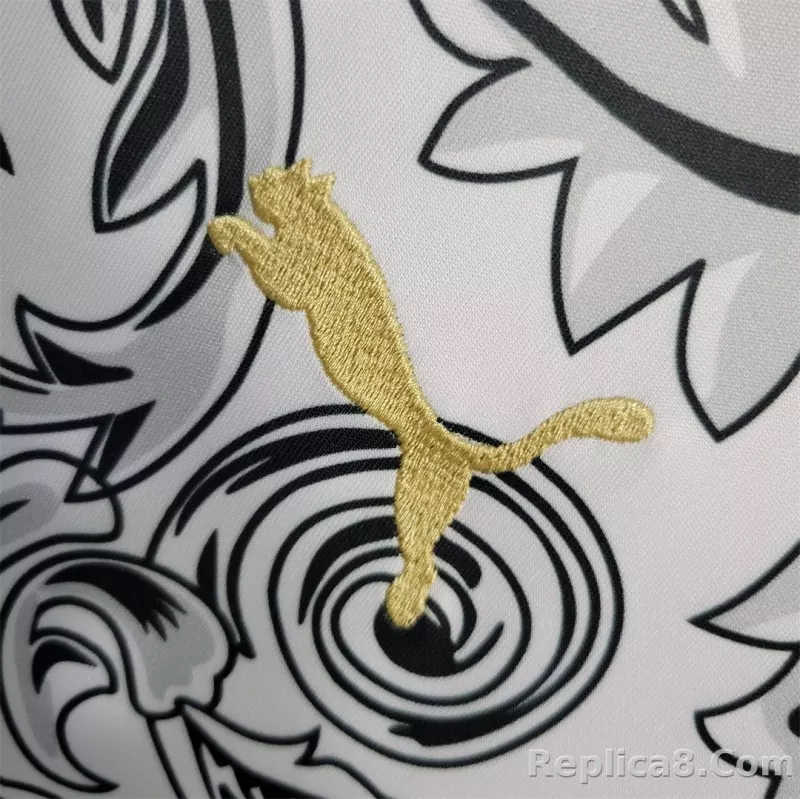 2023 Italy Special Edition Soccer Jersey White - detail