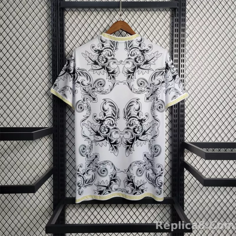 2023 Italy Special Edition Soccer Jersey White - detail