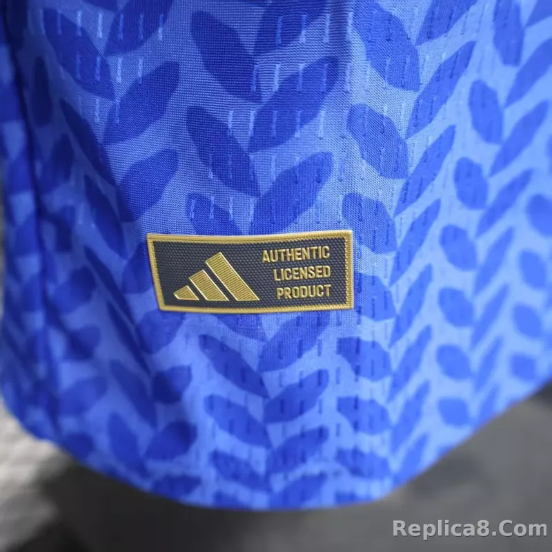 2025-26 Italy World Cup Home Jersey Player Version Long Sleeve - detail