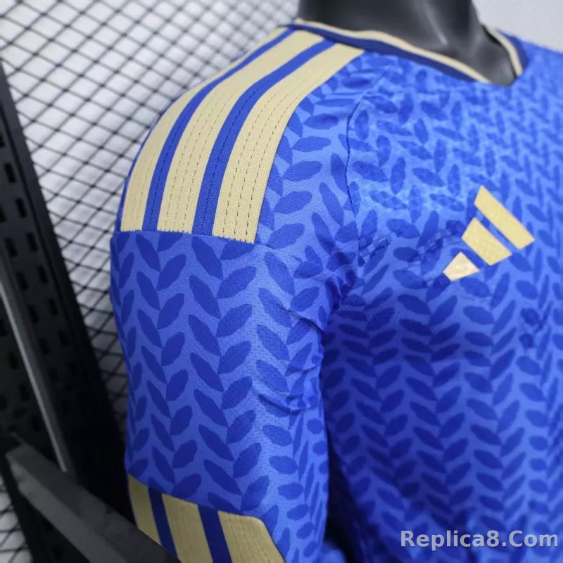 2025-26 Italy World Cup Home Jersey Player Version Long Sleeve - detail